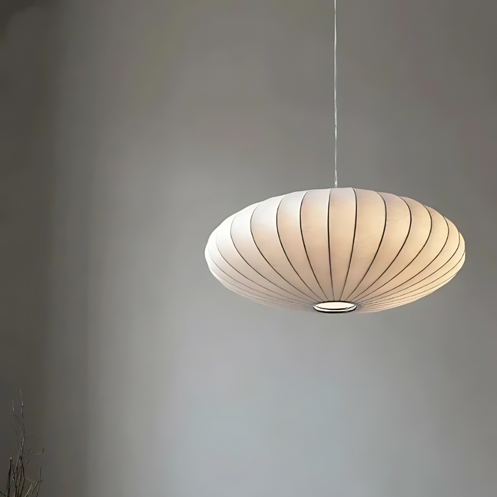 Zijden Japandi Hanglamp