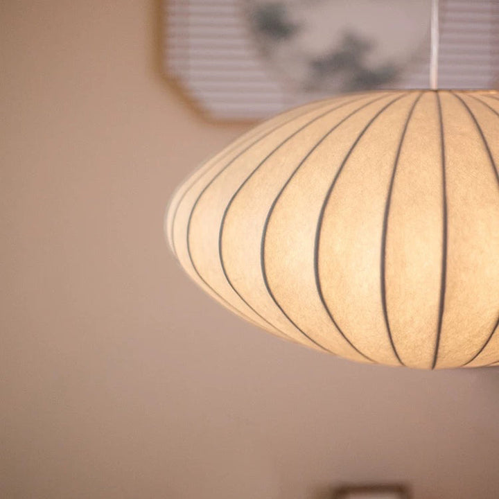 Zijden Japandi Hanglamp