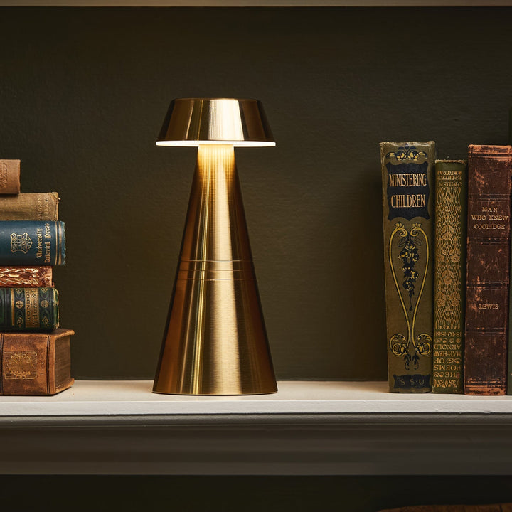 Luxe Draadloze Messinglamp – Empire Edition