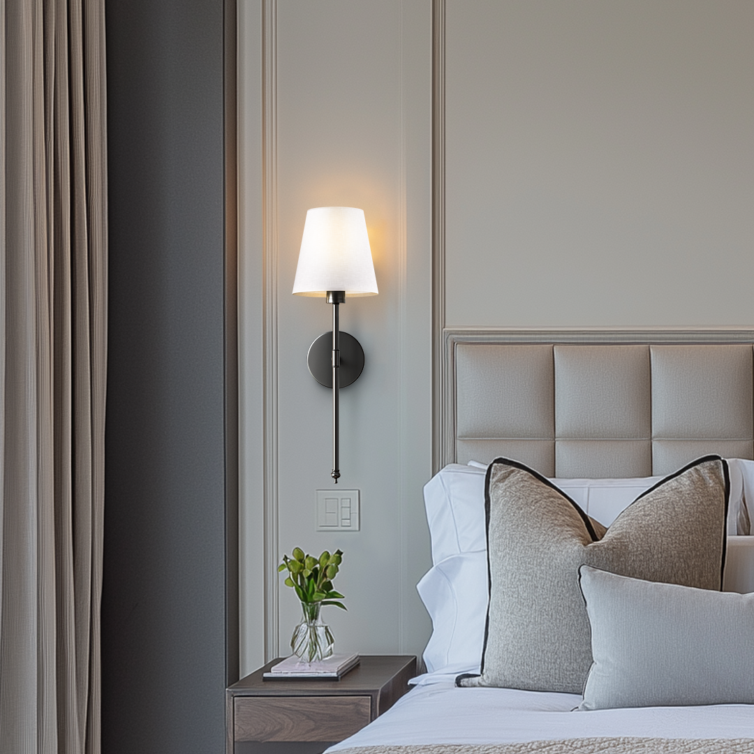 DELUXE DRAADLOZE WANDLAMP