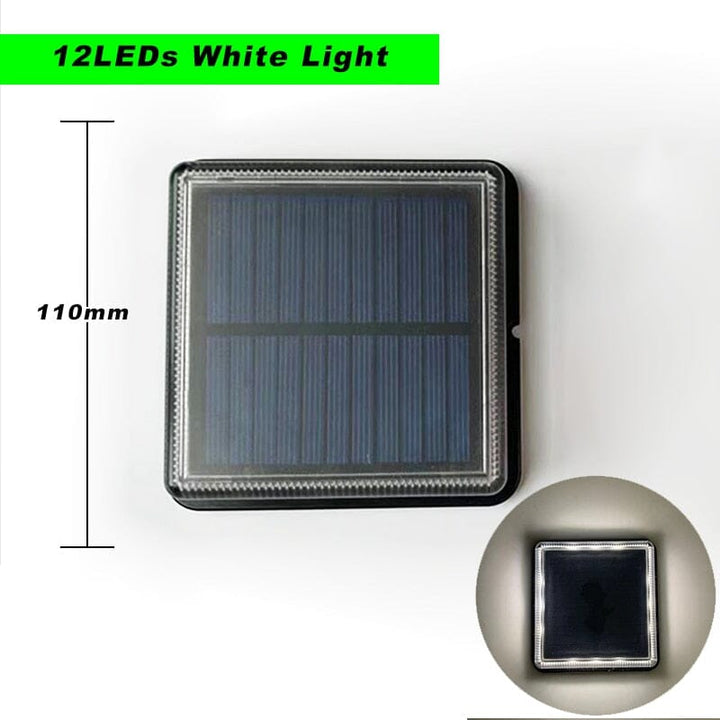Vierkante LED-SOLAR trap/pad lamp