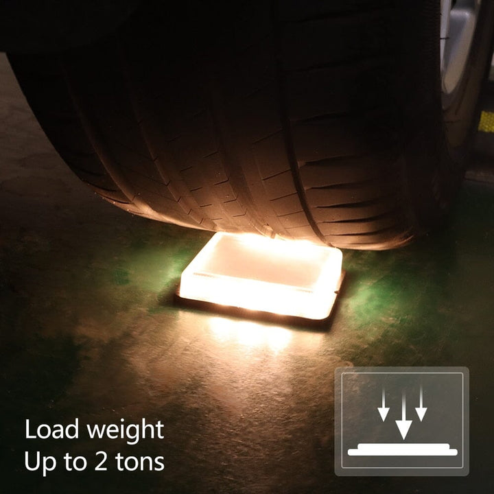 Vierkante LED-SOLAR trap/pad lamp