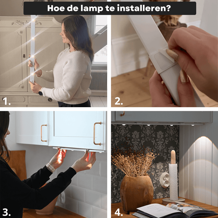 Draadloze LED Lamp met Bewegingssensor