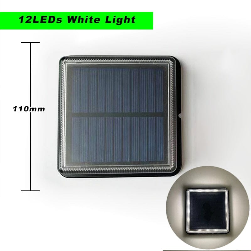 Vierkante LED-SOLAR trap/pad lamp